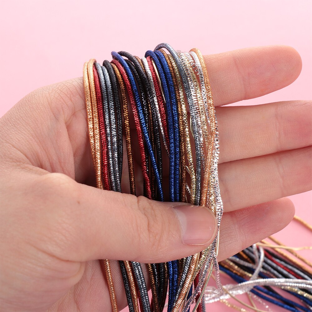 1.0mm Embroidery Thread French Bullion Wire Gold Wire Silver Wire Indian Silk Diameter Round Silk Bright Silk Hand Cross Stitch