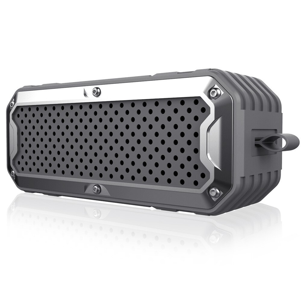 Ijveraar S6 Outdoor Stereo Bass Bluetooth Speaker Draadloze Subwoofer Aux Tf Card MP3 Spelen Met Microfoon: GRAY