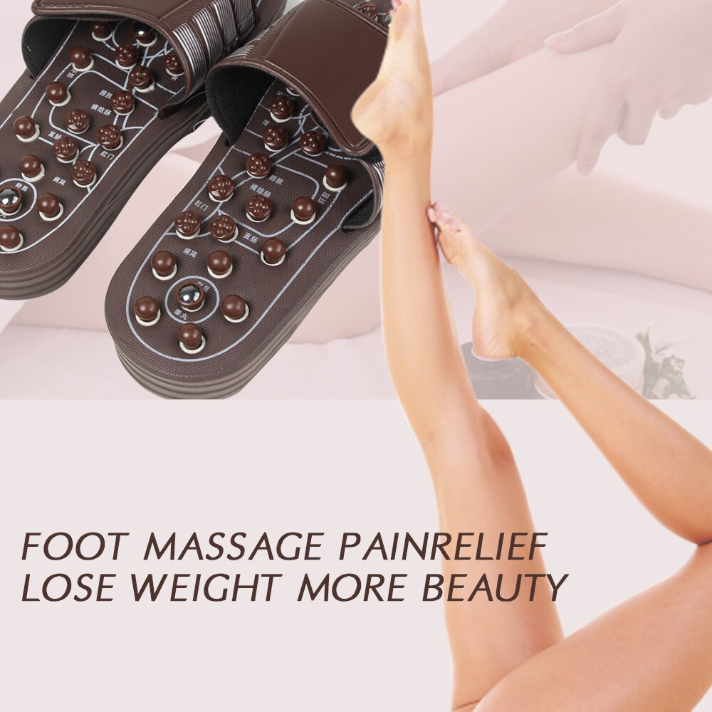 Fuß Massage Hausschuhe Akupunktur Therapie Massagegerät Schuhe Für Fuß Akupunkturpunkt Aktivierung Reflexzonenmassage Füße Pflege Massageador Sandale