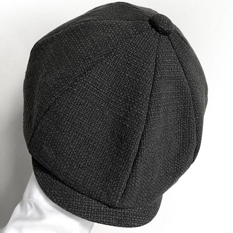 Neue Leinwand männer Hütte Zeitungsjunge Braun Männlichen Großen Kopf Baskenmütze Kappe Dame retro Britischen Motorrad junge Casquette Männlichen Boina Baskenmützen
