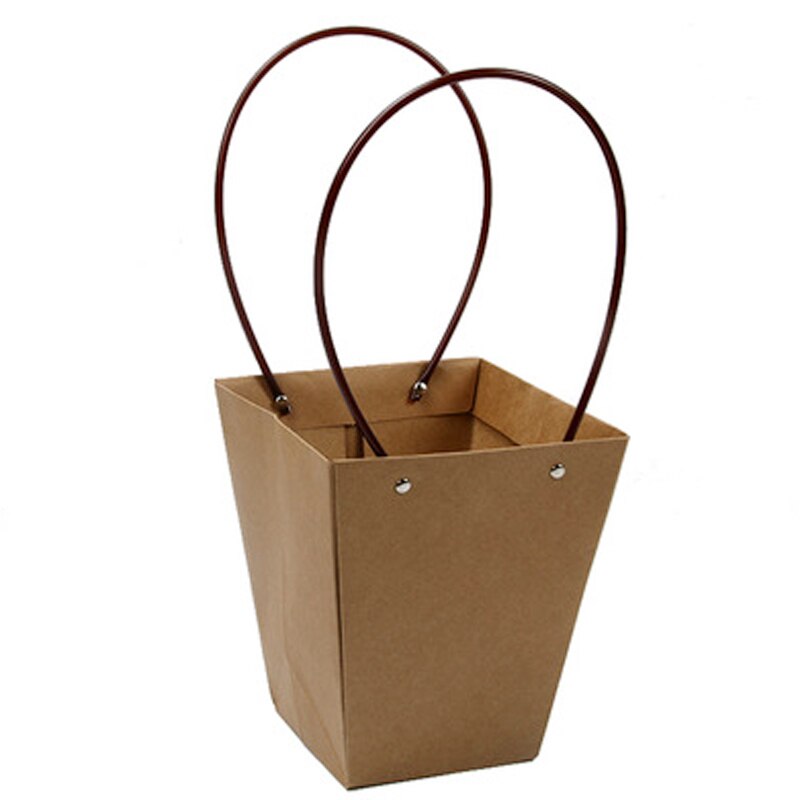 Sac en papier Kraft trapézoïdal | Sachet carré pour plantes vertes/fleurs/viande 7A2251 1 pièce: 1