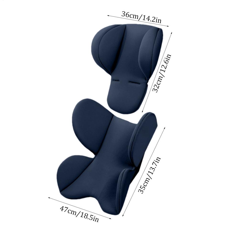 Cuscino universale per seggiolino per passeggino Cuscino di supporto per testa e corpo Inserto per seggiolino auto per neonati per accessori per passeggino: Altri