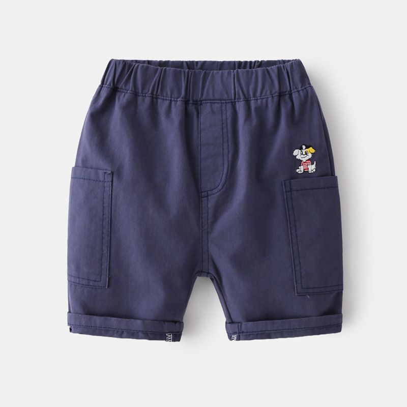 Summer 2-6Y Children Shorts Cotton Shorts For Boys Cute Cartoon Shorts Toddler Panties Kids Beach Short Sports Pants baby: sky blue / 6T