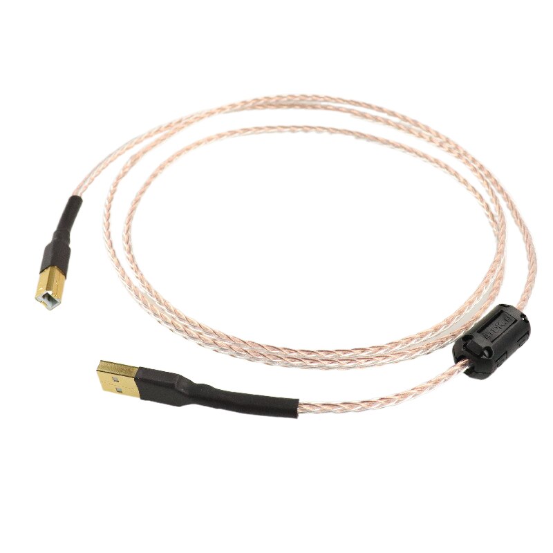 Carte son hi-fi 8AG pour décodeur DAC, câble de données USB2.0, Port plat B, Port carré