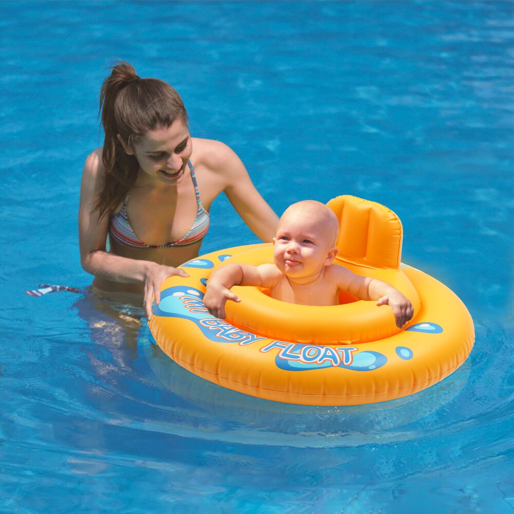 1 Stuk Ronde Zomer Kids Baby Float Zwemmen Zwembad 2 Cirkels Hollow Zwemmen Zitting Cartoon Float Zwembad