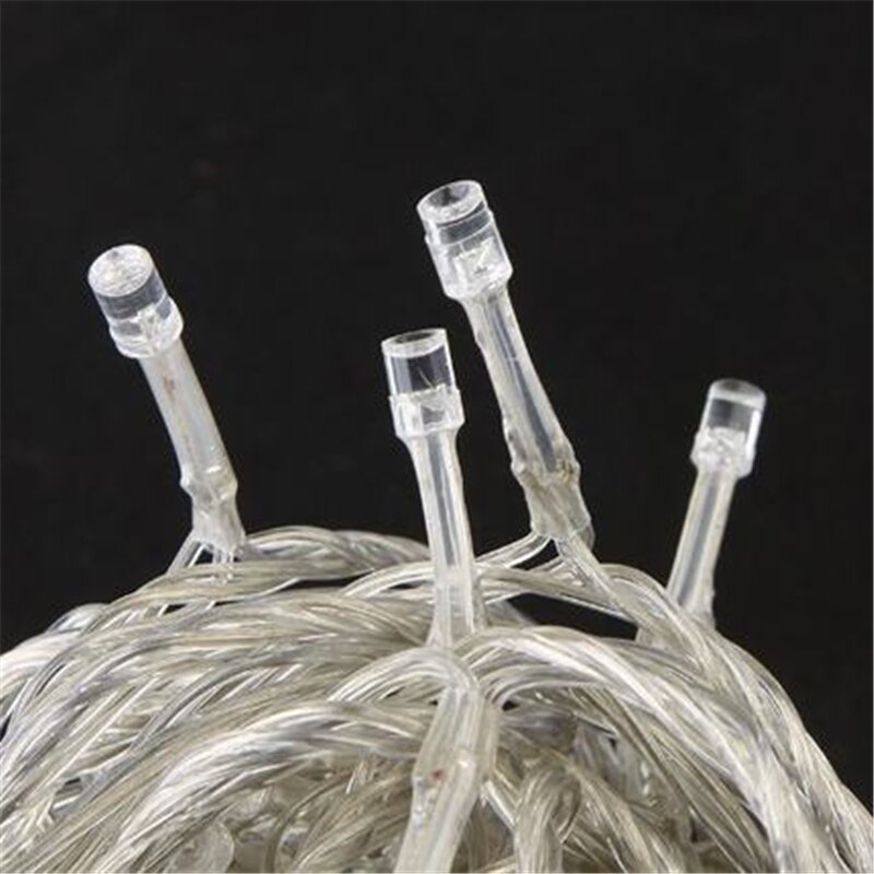 LED guirlande lumineuse pile 1M/ 2M/5M/10M noël chaîne lumière lumières/mariage/LED décoration lampe série batterie