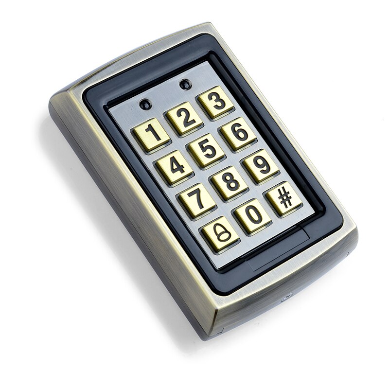 Waterproof IP68 Metal Rfid Access Control Keypad Support ID Card Reader Electric Digital Password Door Lock