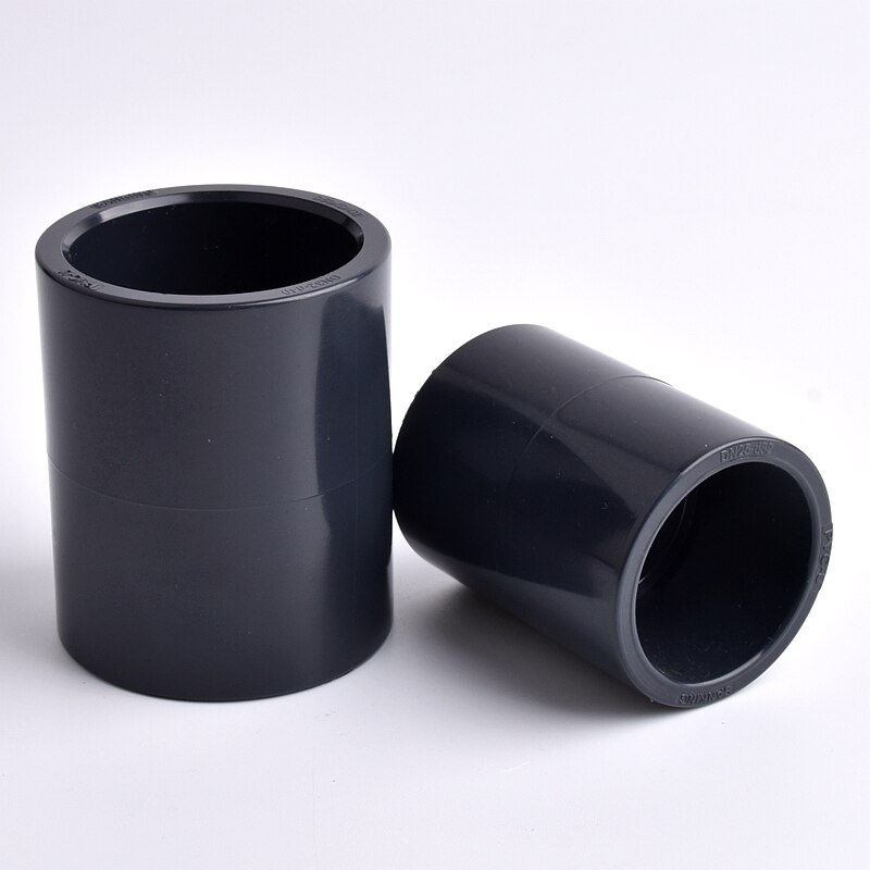 Inner Diameter 20~63mm UPVC Pipe Straight Connector Irrigation System Hydroponics Planting Frame Plastic Socket Joint