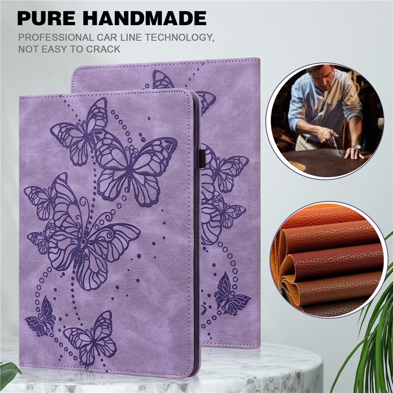 Funda con soporte para tableta Samsung Galaxy Tab S2 SM-T810/T815/T813, carcasa para Samsung Tab S2, carcasa con tapa de SM-T819 de 9,7 pulgadas + lápiz óptico