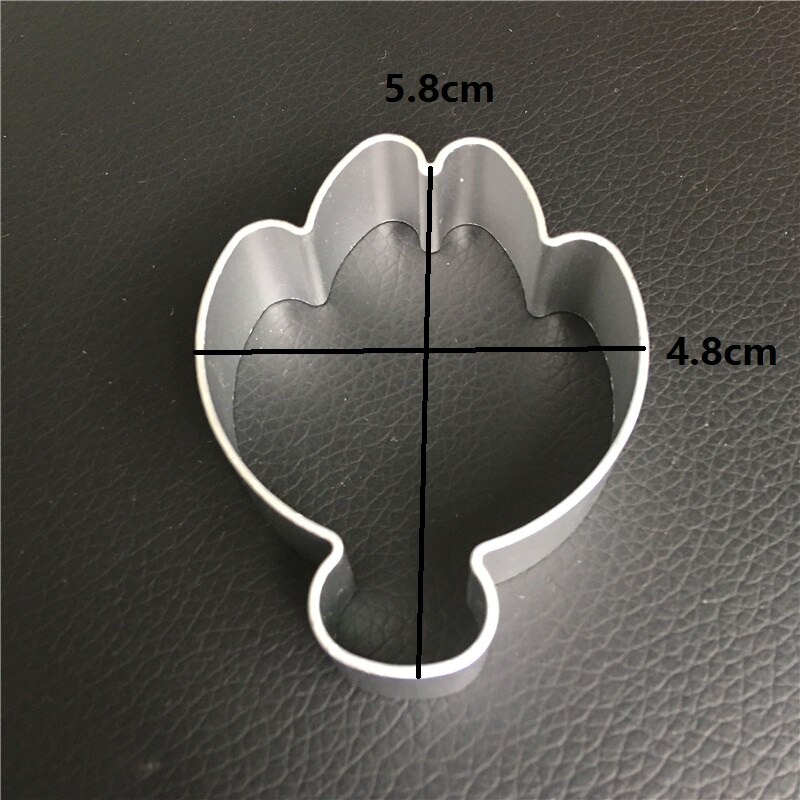 1pc olika kakformar av metall kakskärare i aluminiumlegering kexform för kakor: 59