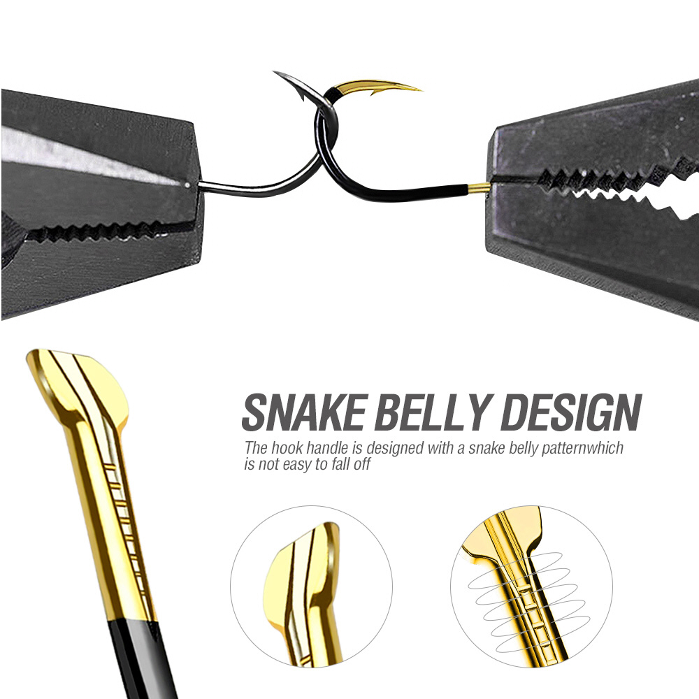 20 Stuks Vishaak Enkele Vishaak Visaccessoires Levert Karper Visgerei Prikkeldkleurige Wolfraamlegering