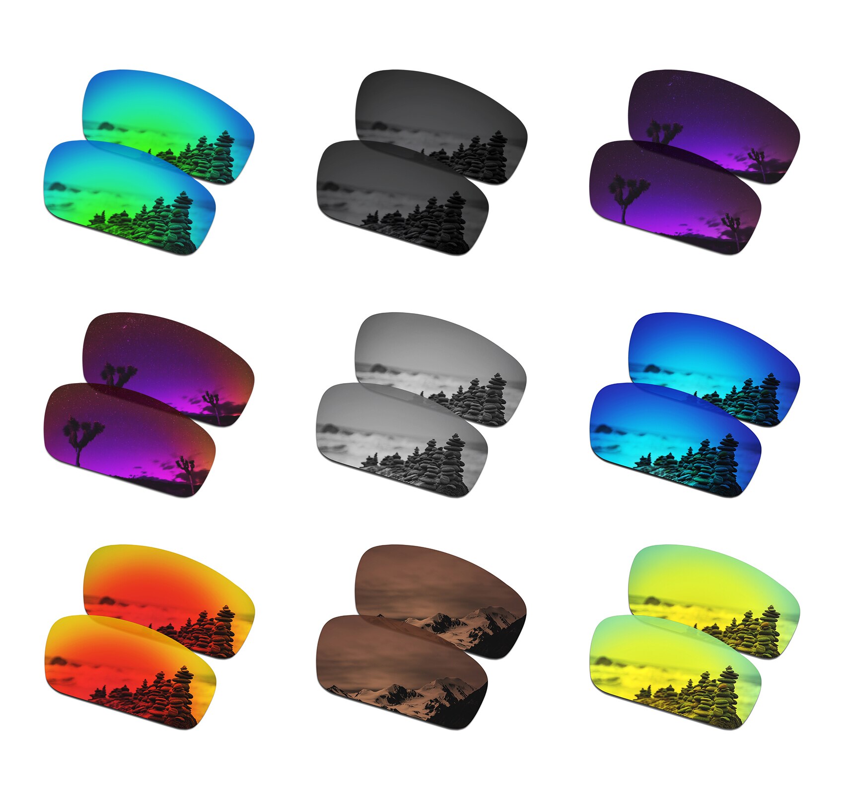 SmartVLT Polarized Replacement Lenses for Oakley Monster Pup Sunglasses - Multiple Options