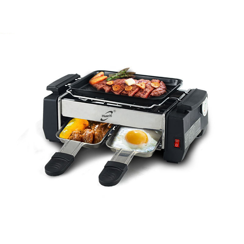 Kbxstart Tragbare Rauchfreien Elektrische Grill Heißer Hund Churrasqueira Eletrica Koreanische Rotisserie Rotierenden Grill Motor- Ausrüstungen: Nein2 BBQ Grill