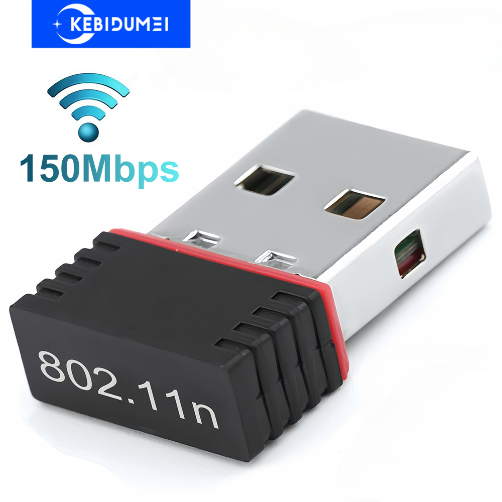 150 mbps usb wifi-adapter 2.4g trådløse netværkskort mini-signalmodtager usb-dongle plug and play til stationær bærbar pc windows