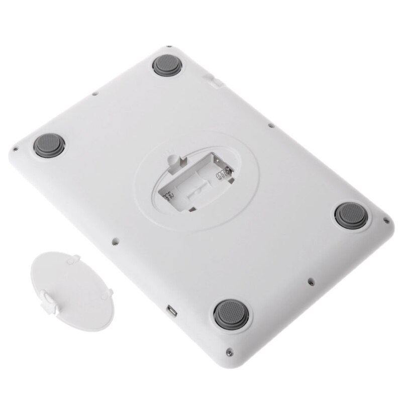 Digital køkkenvægt 22lb/10kg opladningsknap vandtæt madlavningsvægt