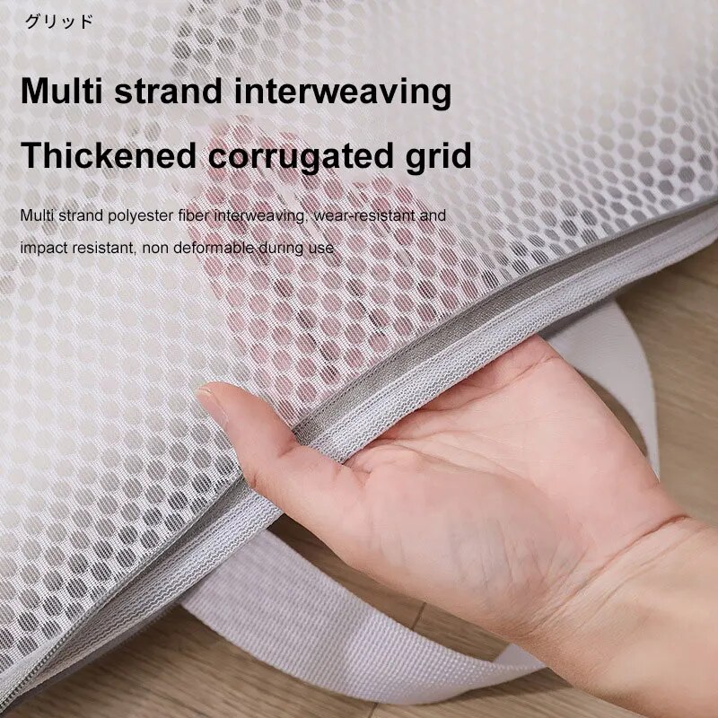 1pc saco de lavanderia 3d com saco de malha desenhável máquina de lavar filtro saco de malha anti deformação saco de lavanderia