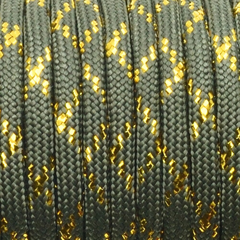 Gold Silver Cord 550 Paracord Parachute Cord Lanyard Mil Spec Type III 7 Strand Core 100 FT 19 Colors