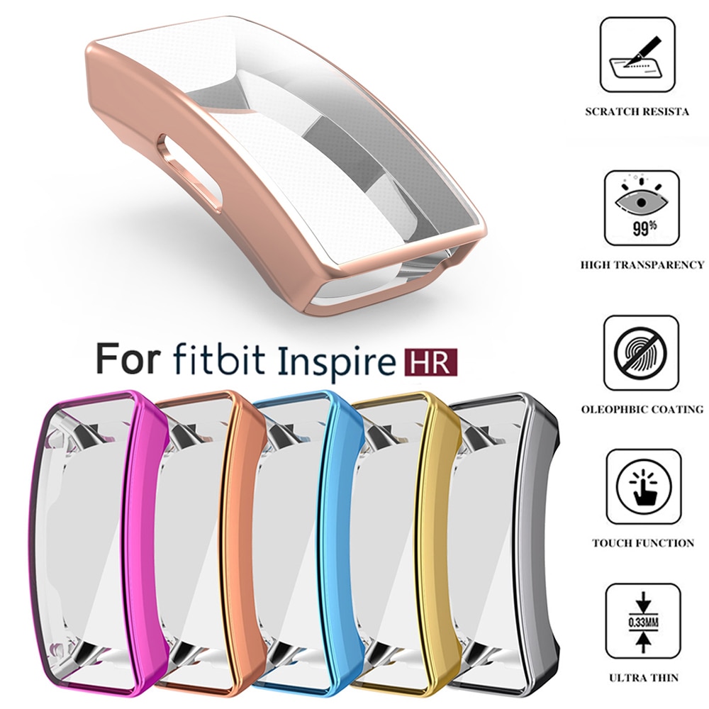 Tpu Horloge Case Vervanging Smart Band Beschermhoes Film Siliconen Shell Voor Fitbits Inspire & Hr Siliconen Shell