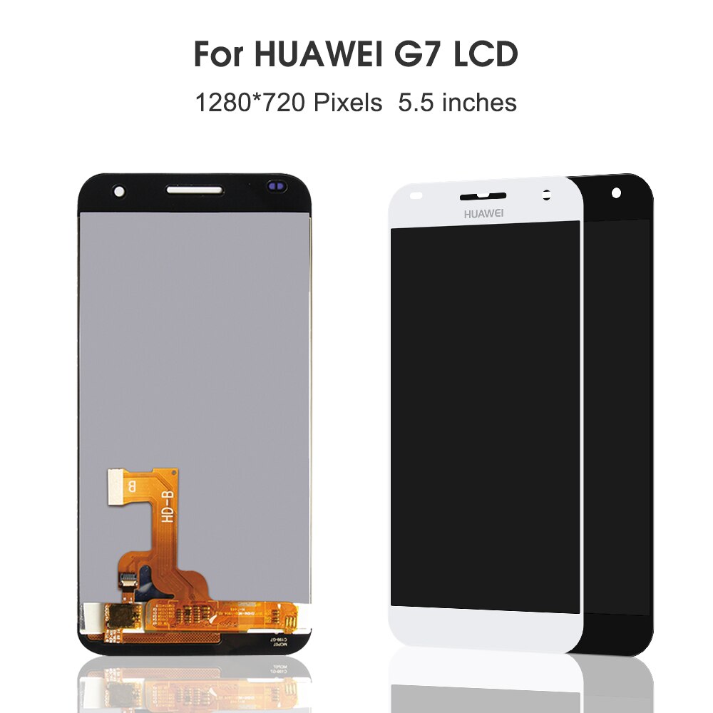 Originele Lcd Voor Huawei G7 Lcd Touch Screen Digitizer Met Frame Vervangend Voor Huawei G7 Lcd-scherm G7-I01 G7-I03 l01