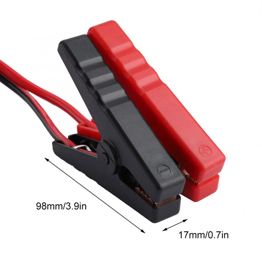 2.5M 400A Car Emergency Power Start Cable Auto Battery Booster Jumper Cable Copper Power Wire Car Accessories 12-24V Universal