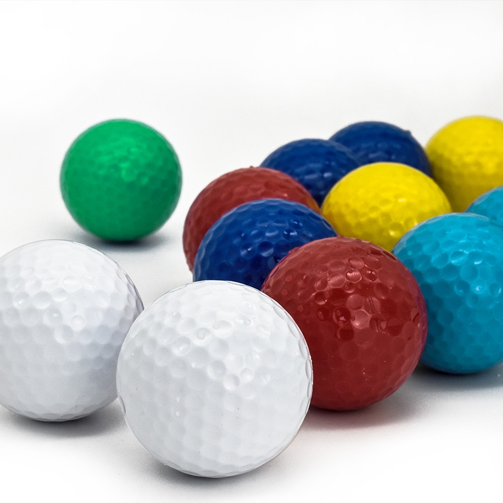 Golf Ball Practice Plastic Sports Home Indoor and Outdoor Resistant Training Red Yellow Blue Green Golf Ball Golf Accessories