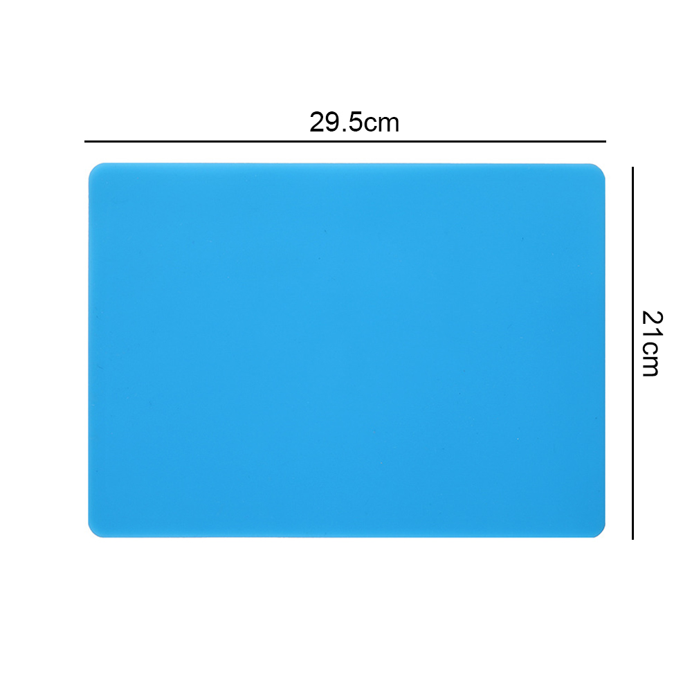 Silicone world Silicone Pad Table Mat Kneading Dough Mat Resin Pad Craft Tool Anti-dirty Pad DIY Epoxy Jewelry Making Tools: green