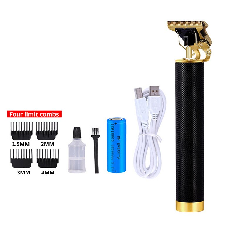 Tondeuse hommes professionnels tondeuse 0mm coupe tête à baldaquin barbe rasage précision finition coupe cheveux Machine adulte enfant: SetA
