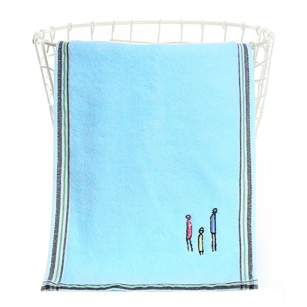 Prezent dla par ręcznie ekologiczna toaleta szybkoschnąca mieszanki bawełny ręcznik myjka rodzina akcesoria robić łazienki miękkie gospodarstwo domowe: Niebieski