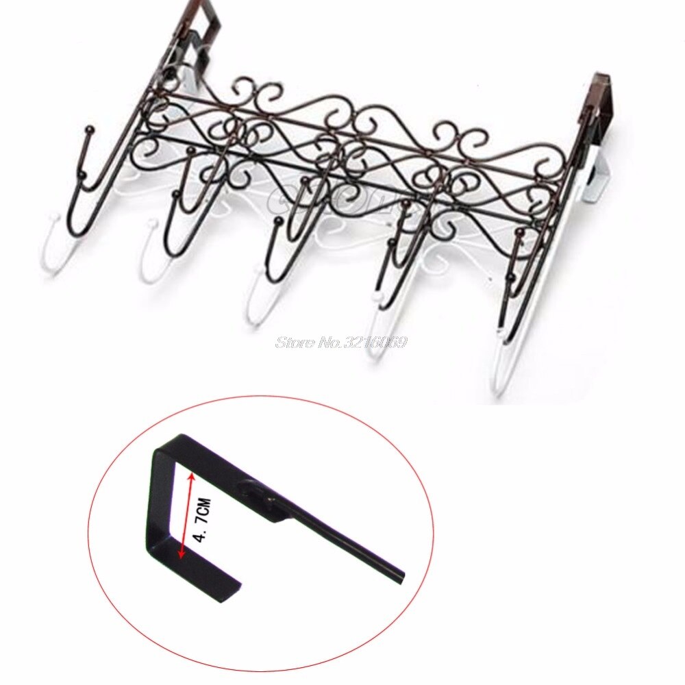 Hoedentas handdoek jas kleding over de deur badkamerhanger hangrek houder 5 haken groothandel