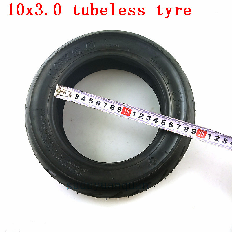 10 inch E-Scooter wheel tyre10x3.0 10x3.00 electric scooter Tubeless tire 10*3.0 scooter vacuum tyre widening thickening tyre