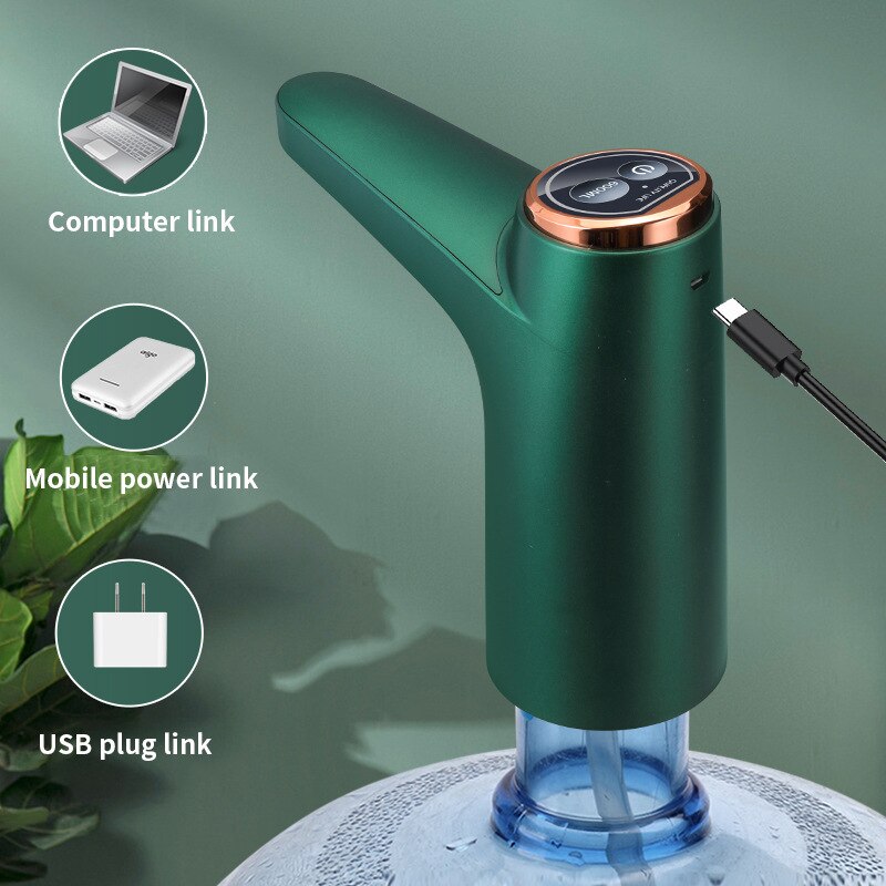 Automatic USB Charging Electric Barreled Water Pump Home Office Pure Water Dispenser