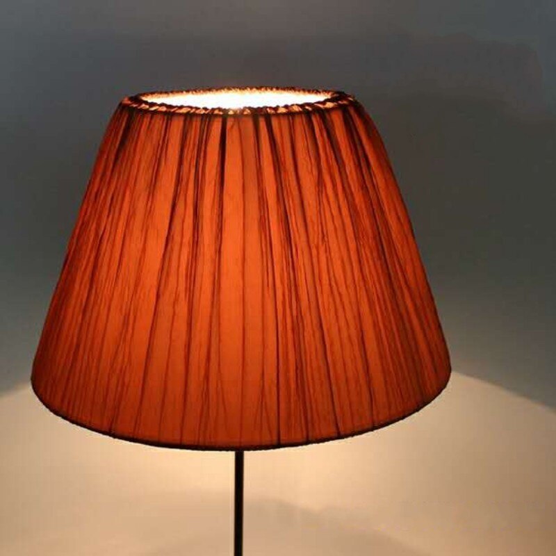 E27 art deco -varjostinta pöytävalaisimiin kangas pyöreä varjostin moderni tyyli lampun suojus seinävalaisimeen pöytävalaisimiin