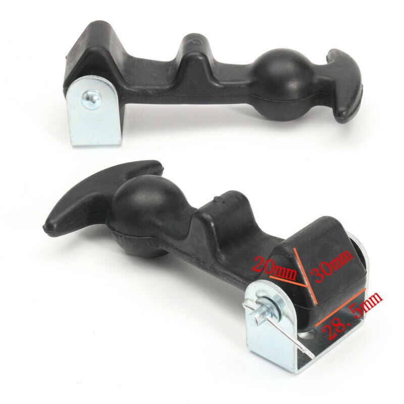 2pcs Bonnet Fastener 112mm Rubber Door Catch Rally Car Horsebox Trailer 2pcs Door Catch Strap Fitting Kit