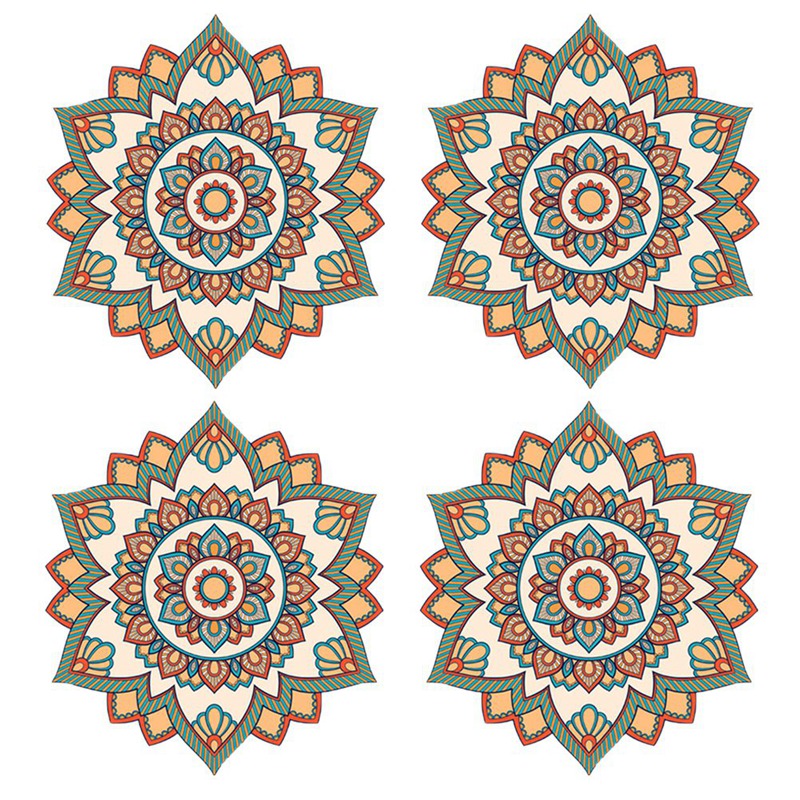 Bohemian Wall Decal Mandala Headboard Decals Bedroom Yoga Studio Meditation Room Home Decor Window Art Vinyl Stickers: Default Title