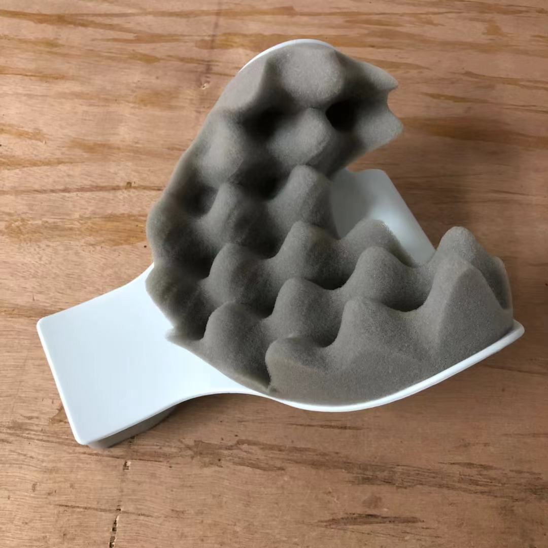 Massage Kussen Ondersteuning Cervicale Kussen Pijn Apparaat Voor Cervicale Relax Align Reizen Rest Relief Wervelkolom Nek Tractie: Light Grey