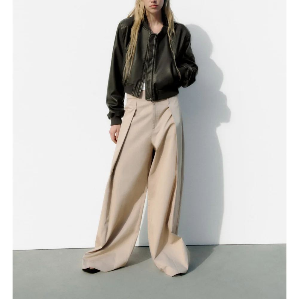 Damesjassen Jassen Bijgesneden tops met lange mouwen Jas Effen elegante jas Damesbommenwerpers Uitloper Koreaanse mode Chique tops