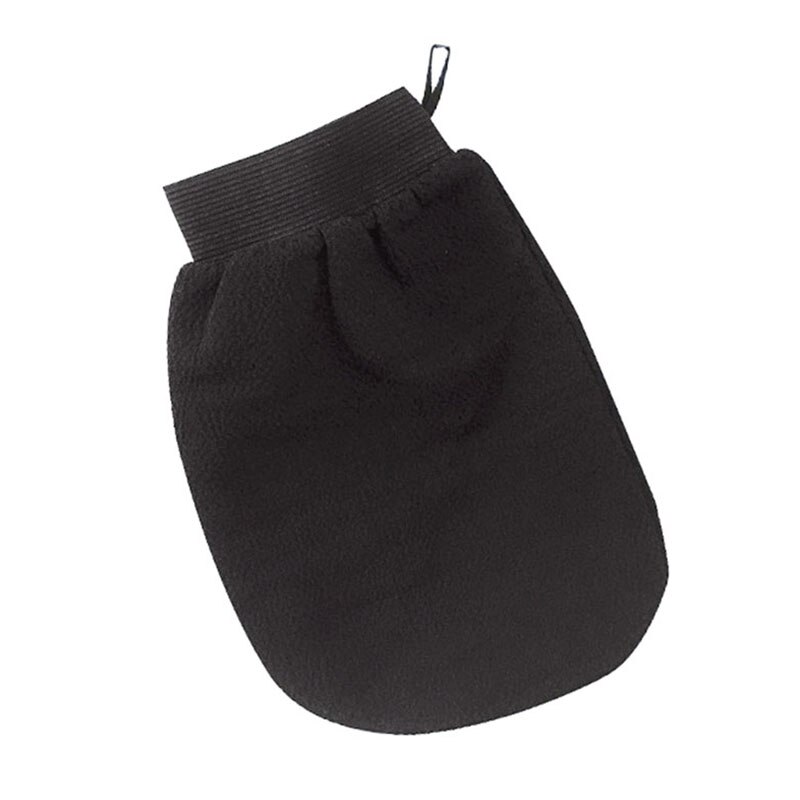Gant de hammam magique double face,accessoire de gommage avec effet exfoliant, 5 pièces/lot: Black