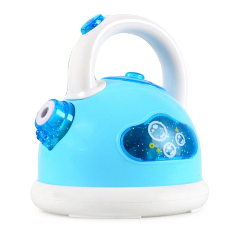 Waterkoker Bubble Machine Automatische Zeep Bubble Blower Machine Licht Muziek Grappig Outdoor Speelgoed Voor Kinderen: Blue