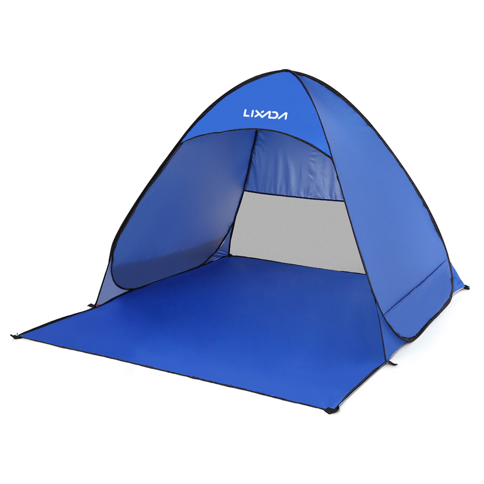 Automatic Instant Pop Up Tent Potable Beach Tent Lightweight Outdoor UV Protection Camping Fishing Tent Cabana Sun Shelter: A Royal Blue LIXADA