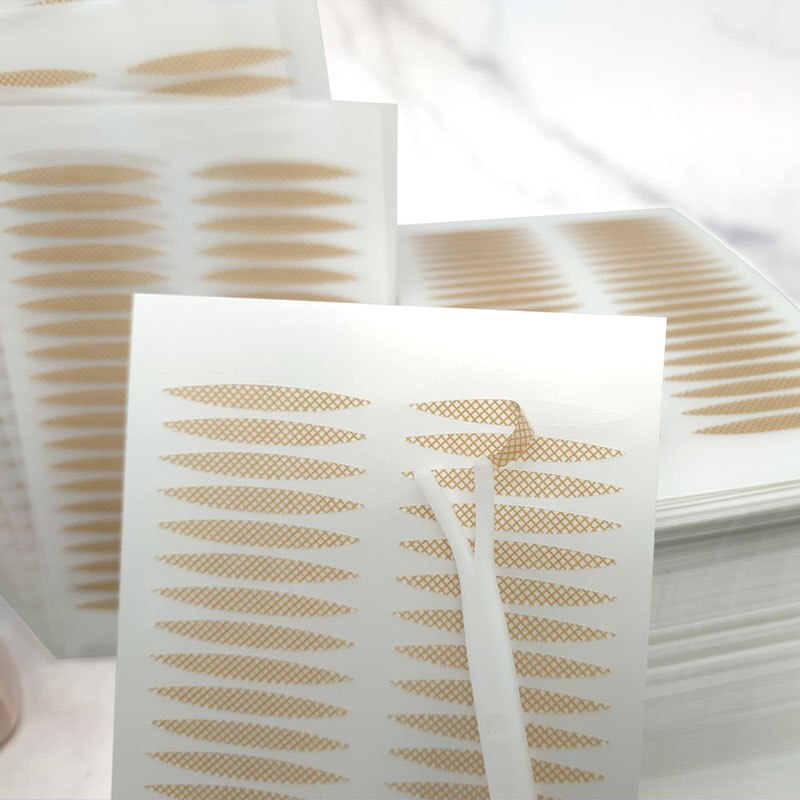 1 Vel Grote Ogen Make Up Ooglid Sticker Dubbele Vouw Zelfklevende Ooglid Tape Stickers S/L Make Clear beige Onzichtbare Tool L2