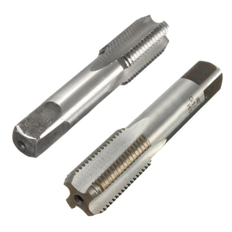 G1/8 1/4 3/8 1/2 3/4 HSS Taper Pipe Tap BSP Metal Screw Thread Cutting Tools Hand Tap Metal Screw Thread