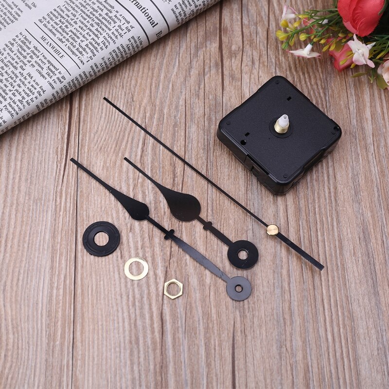 Quartz Wall Clock Movement Mechanism Motor Hands Battery Operated DIY Repair Kit U2JC