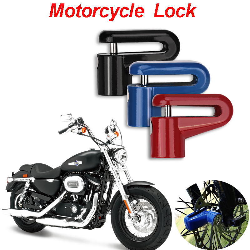 Motorcycle Lock Security Anti Theft Bicycle Motorbike Motorcycle Disc Brake Lock Theft Protection for Scooter Safety Bike Lock