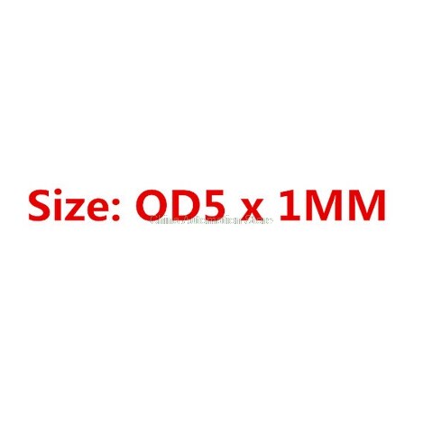 100 Stuks Zwart Nitril butadieen "O" Type Afdichting Rubber Ring Pakkingen 4.5/5/5.5/6 /6.5/7/8/9/10/11/12/13/* 1 MM: 1mm X 5