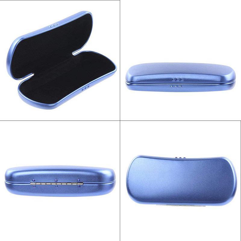 Aluminum Glasses Case Hard Shell Spectacles Box for Small and Medium Frames