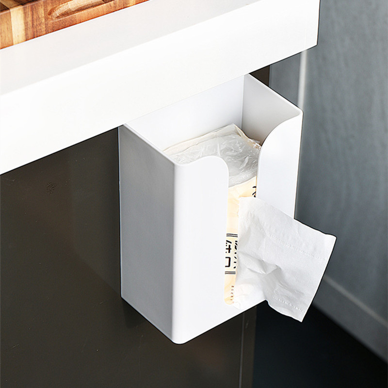 Soporte de papel higiénico para baño, caja de plástico para papel higiénico, caja de papel para papel higiénico, adhesivo para pared