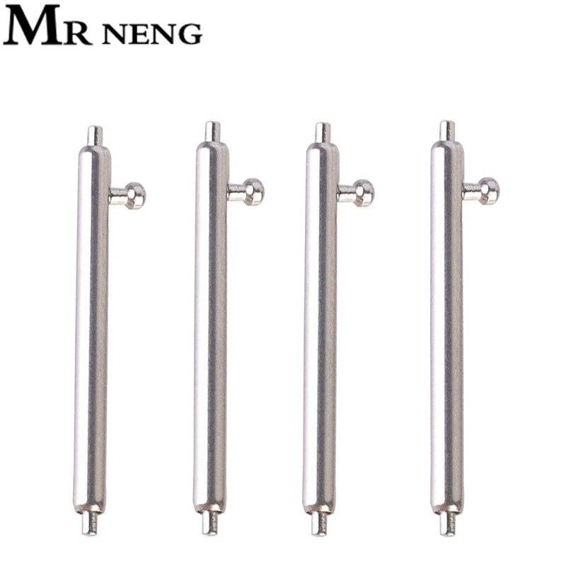 Mr Neng 4 Stks/zak Horloge Pin Pepair Tools & Kits Quick Release Rvs Horloge Band Spring Bars Pins 16mm 18 Mm 20 Mm 22 Mm