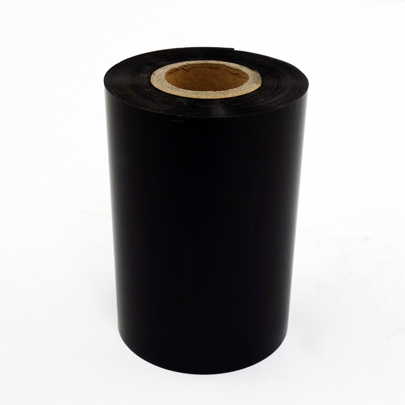 thermal transfer ribbon, Width 50 - 110 mm x 300 m, Premium wax ink film for Barcode label printer, 1 Roll, scratch resistance