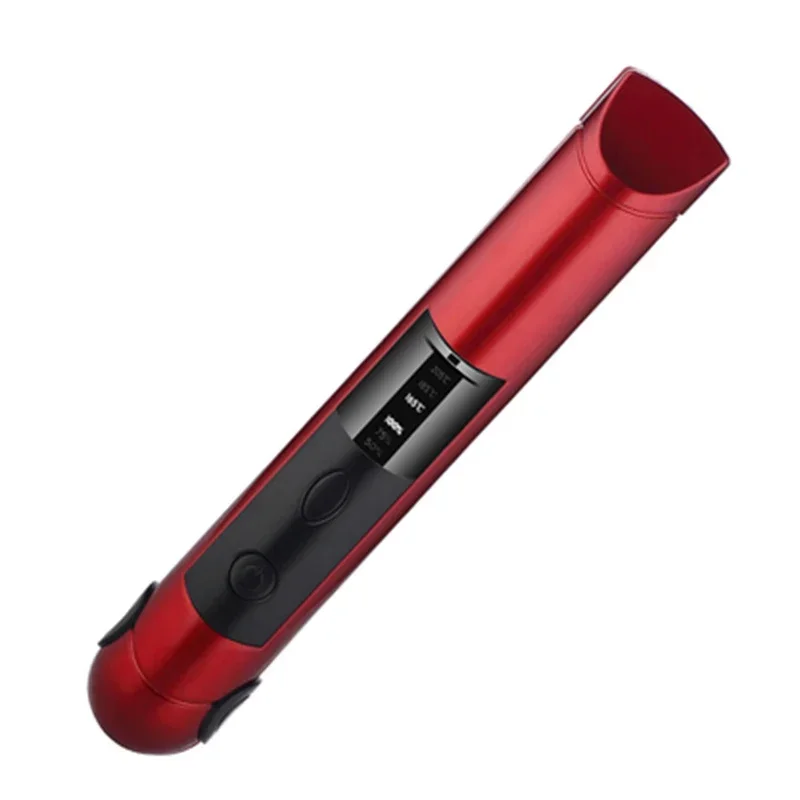 USB Oplaadbare Professionele Haar Krultang 2 IN 1 Twist Draagbare Stijltang & Krultang Platte Haar Styler Styling Tool: Rood