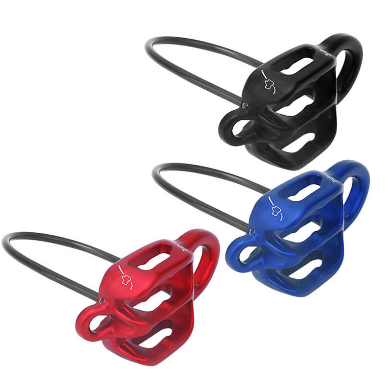 Outdoor Descender High Altitude Slow ATC Protector Descending Device Safety for Rock Climbing Outdoor